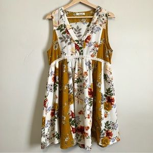 LARKIN Floral Sleeveless Tunic Dress Size 6